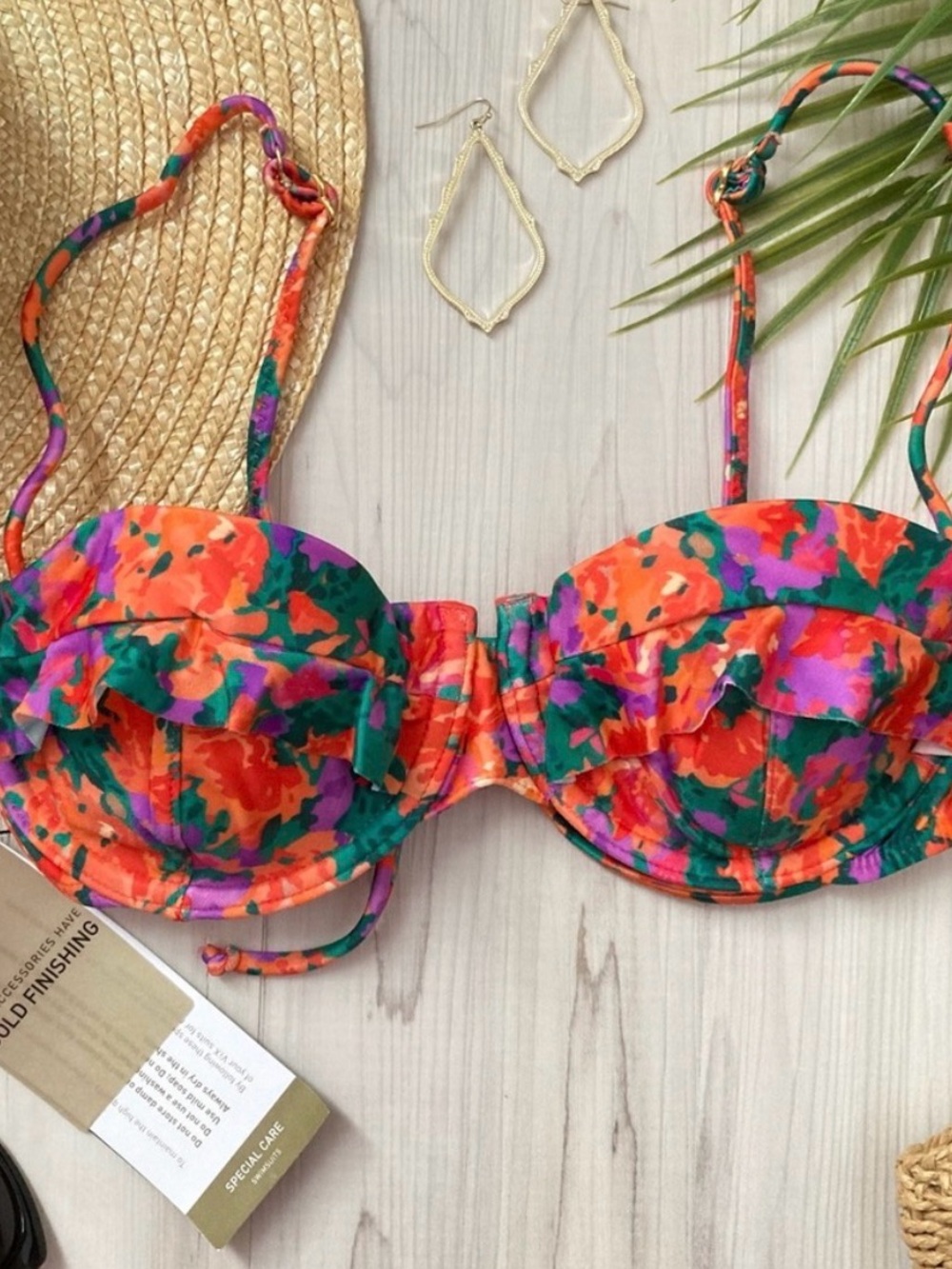 ViX Floral Monet Bikini Top